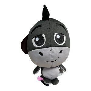 Disney Doorables Eeyore Puffables Plush – 10" Sparkly Eyes – Winnie the Pooh